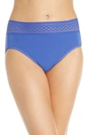 Wacoal Subtle Beauty High Cut Briefs In Deep Ultramarine