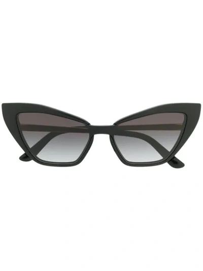 Dolce & Gabbana Cat Eye Sunglasses In Black