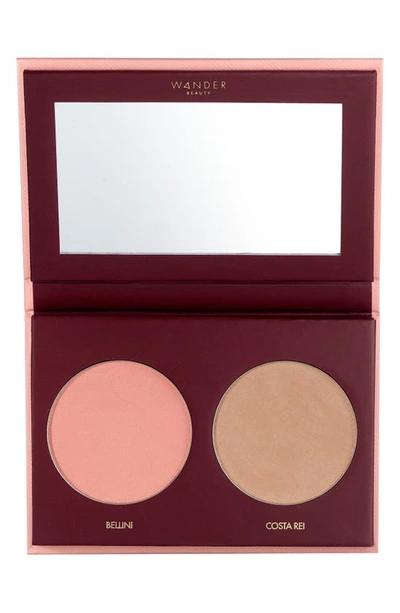 Wander Beauty Trip For Two Blush And Bronzer Duo (1 Piece) In Bellini/costa Rei