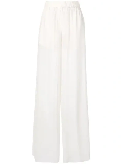 Vera Wang Hose Mit Ausgestelltem Bein In White