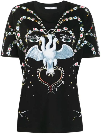 Givenchy Embellished T-shirt In Black