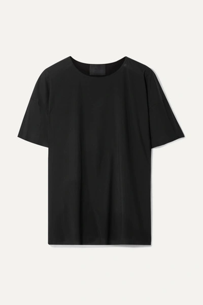 Wone Oversized Stretch-jersey T-shirt In Black