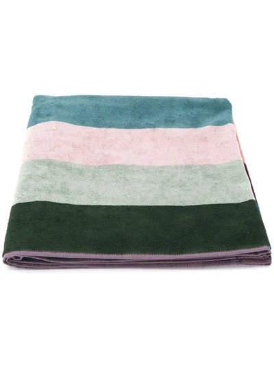 Paul Smith Striped Cotton-terry Towel In Multi