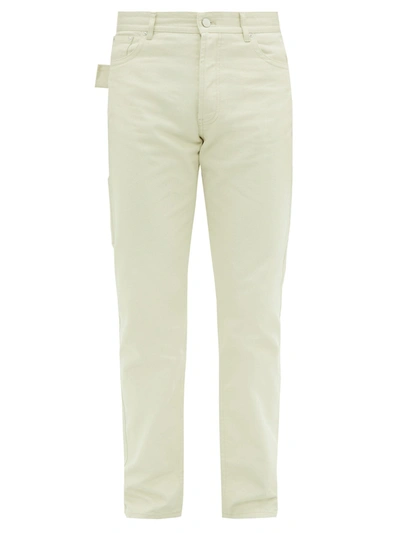 Bottega Veneta Mid-rise Cotton-twill Utility Trousers In White