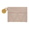 Givenchy Light Pink Matelassé Leather Card Holder In 680 Pale