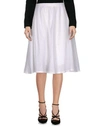Ymc You Must Create Knee Length Skirt In White