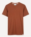 Norse Projects Niels Classic Short Sleeve T-shirt In Russet Brown