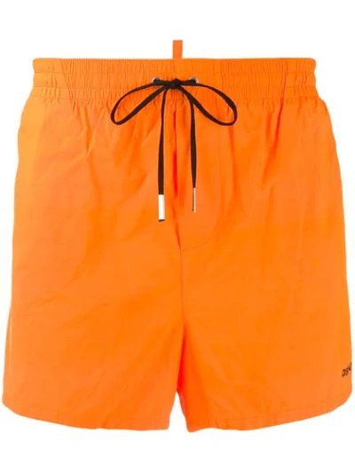 Dsquared2 Swim Shorts In Orange