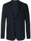 Fendi Black Linen Debossed Trompe-l'œil Jacket In F0qa1 Black