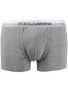 Dolce & Gabbana Logo Print Boxer Shorts - Grey