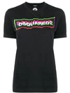 Dsquared2 3d-effect Logo T-shirt In 900 Black