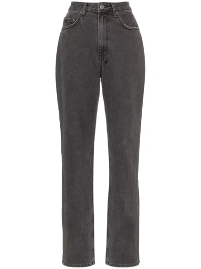 Ksubi Playback High-rise Jeans In Grey