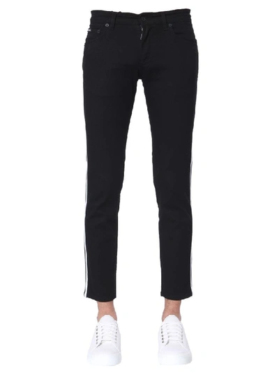 Dolce & Gabbana Skinny Fit Jeans In Nero