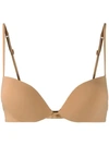 La Perla Stretch-jersey Underwired Push-up Bra In Nude