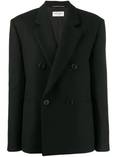 Saint Laurent Classic Tailored Blazer In Black