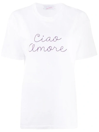Giada Benincasa Embroidered T-shirt - White