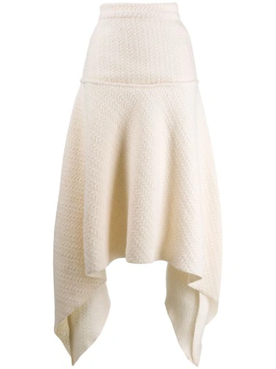 Atu Body Couture Love Powder Midi Skirt In White
