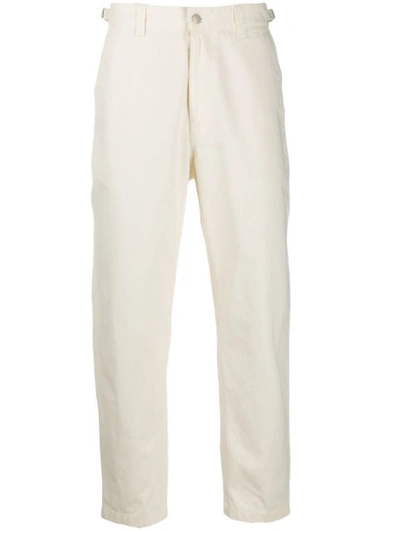 Ami Alexandre Mattiussi Worker Straight Fit Trousers In White