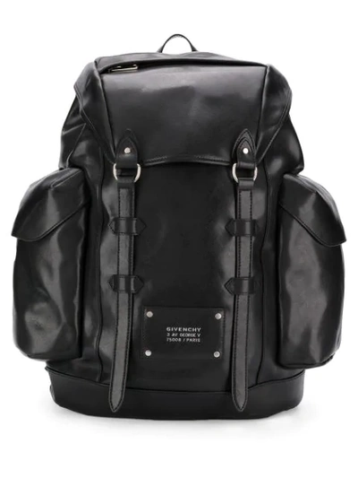 Givenchy Tag Backpack In 001 Black