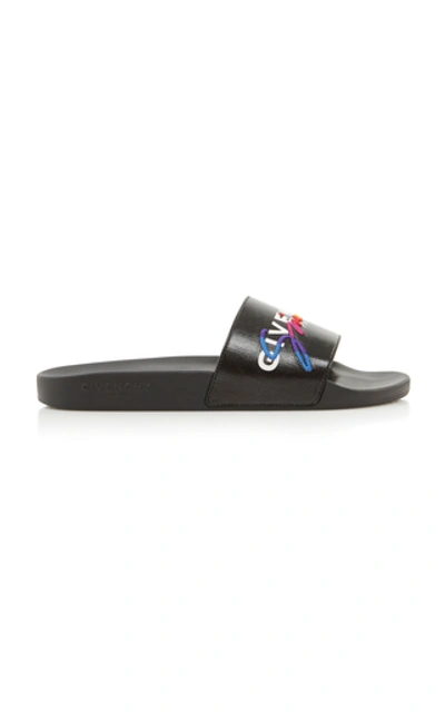 Givenchy Slide Sandals In Black