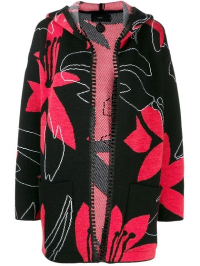 Alanui Hooded Paradise Jacket In 1088 Nero Red