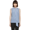 Givenchy Necktie Silk-crepe Shirt In 450 Sky