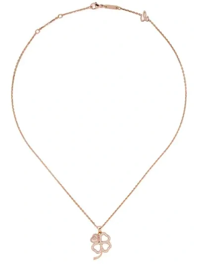Chopard 18kt Rose Gold Good Luck Charms Diamond Necklace
