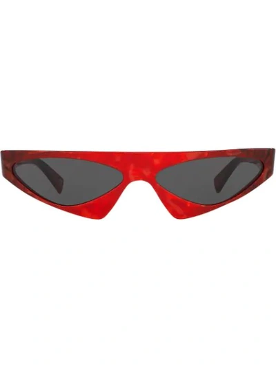 Alain Mikli X Alexandre Vauthier Josseline Sunglasses In Red