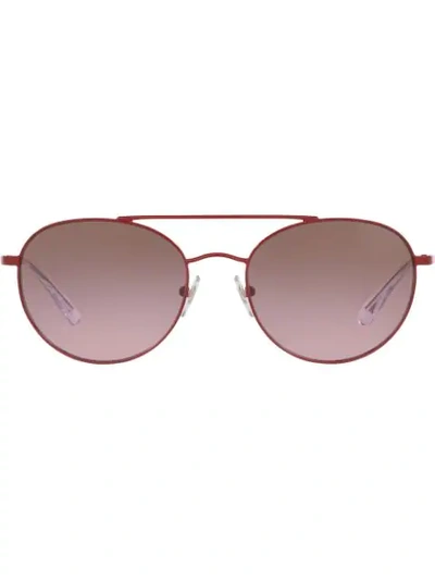 Vogue Eyewear Aviator Sunglasses In Red