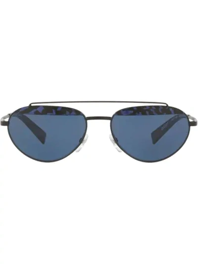 Alain Mikli Round Frame Sunglasses In Black