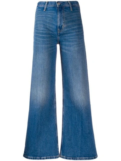 Calvin Klein Jeans Est.1978 High Rise Flared Jeans In Blue
