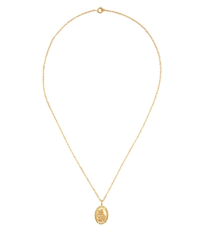 Theodora Warre St Christopher Gold-plated Necklace