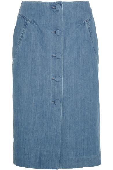 Topshop Unique Whitcomb Denim Skirt | ModeSens