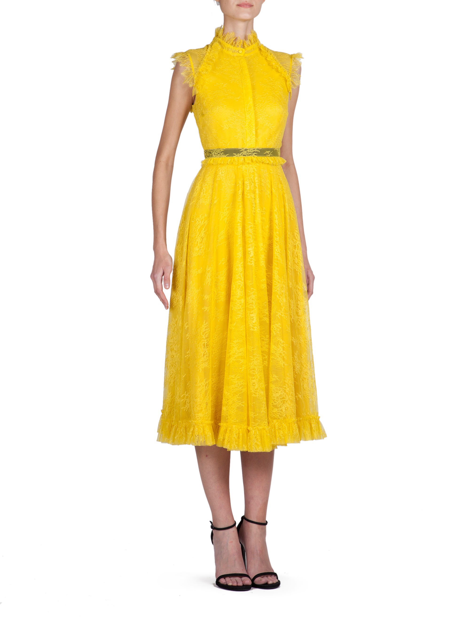 erdem yellow dress