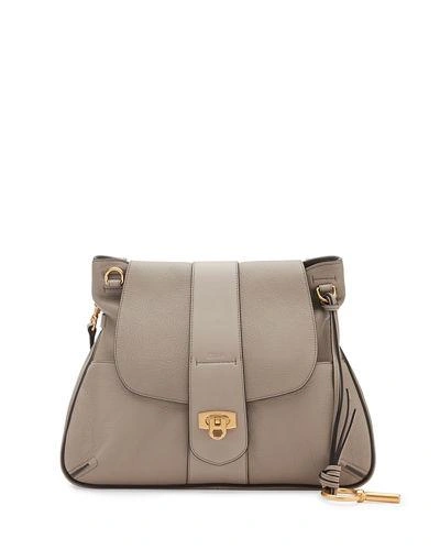 Chloé Lexa Medium Shoulder Bag In Gray