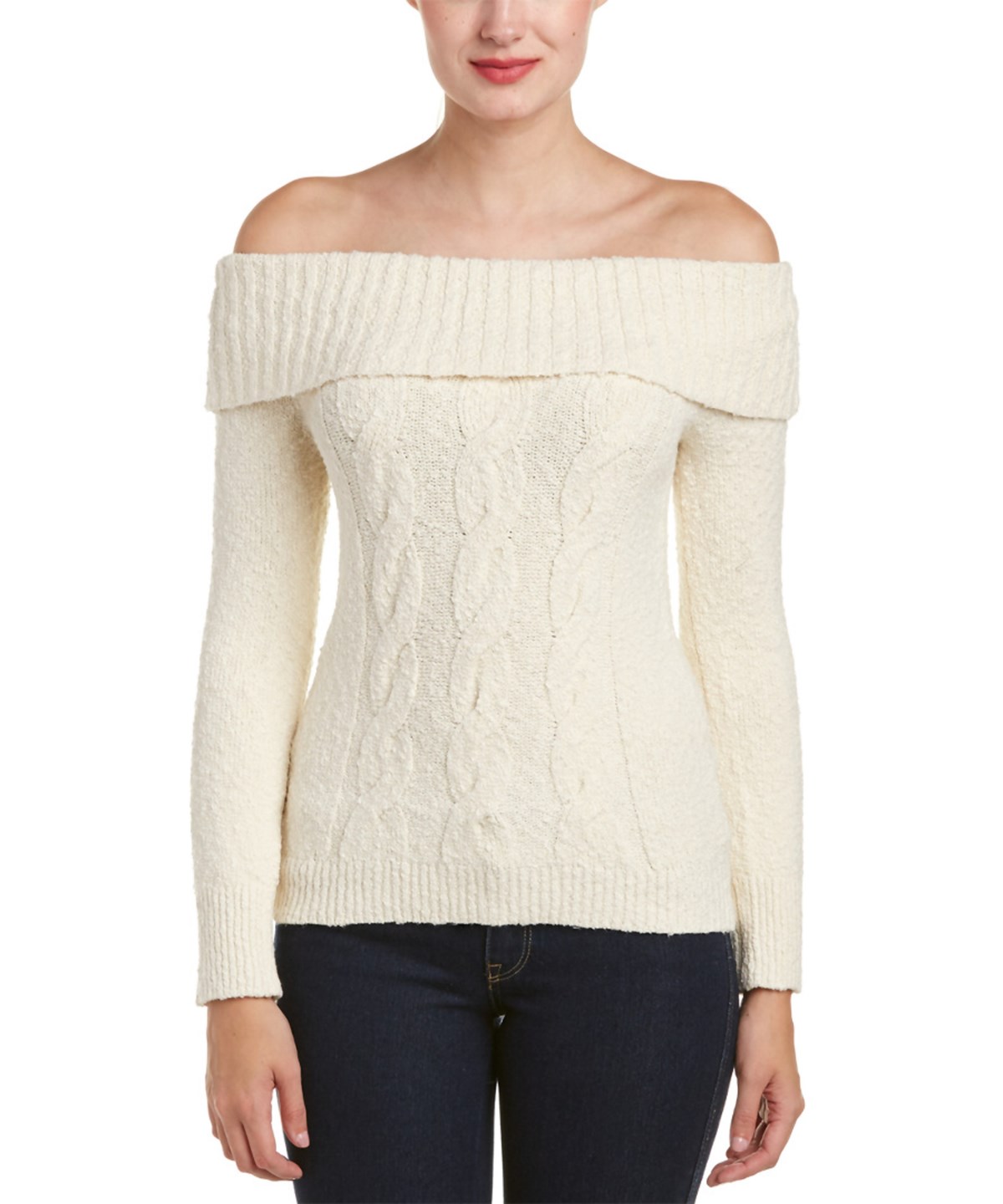 Free People Off the shoulder Sweater #39 In White ModeSens
