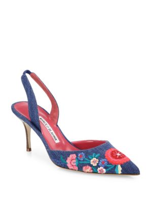 manolo blahnik denim