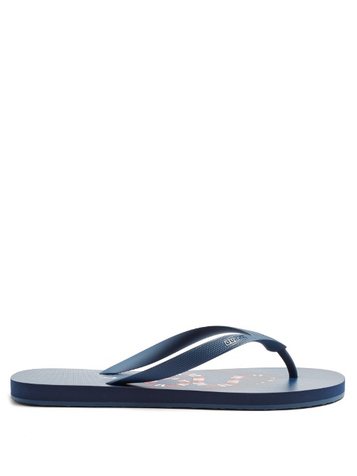 gucci rubber flip flops