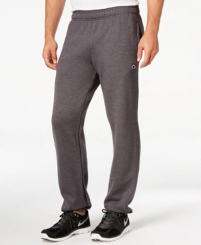 Champion Men's Big & Tall Powerblend Relaxed Fleece Sweatpants In Granite Heather