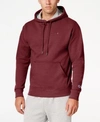 Champion Power Blend Fleece Pullover Hoodie In Cranberry Tart