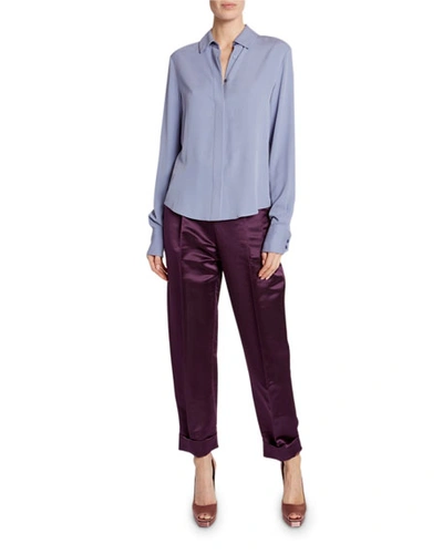 Tom Ford Double Georgette Blouse