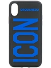 Dsquared2 Iphone X Icon Case In Black