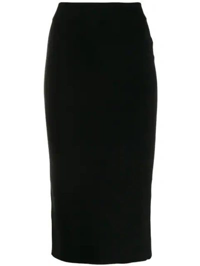 Alexander Wang T T By Alexander Wang Foundation Bodycon Skirt In Black