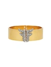 Fendi Armband Mit Kristallen In F179a-burattato Gold +vint