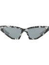 Prada Disguise Camouflage Sunglasses In Black