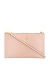 Prada Zipped Clutch In F0236 Cipria