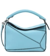 Loewe Puzzle Mini Calfskin Leather Bag - Blue