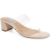 Steve Madden Ronan Slide Sandal In Clear