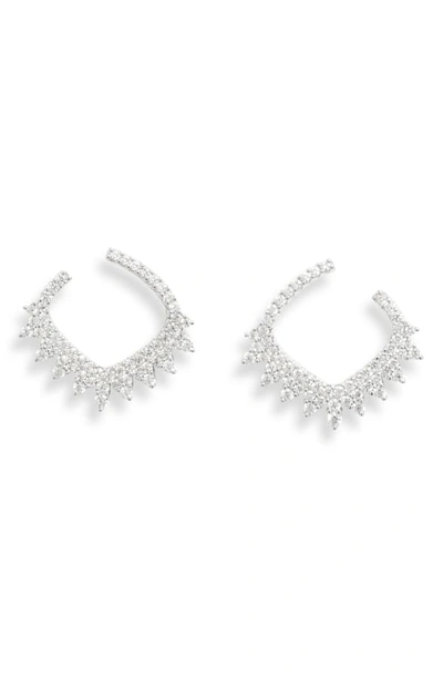 Apm Monaco The Flamenco Collection Dentelle Earrings In Silver
