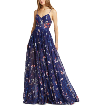 mac duggal floral gown